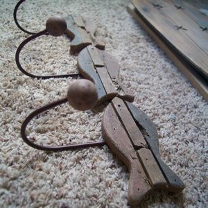 Nautical Fish Wall Art With Hooks